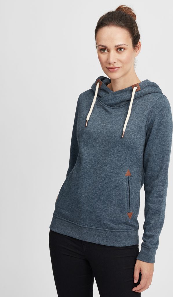 OXMO OXVicky Hood Damen Kapuzenpullover Hoodie Pullover mit Kapuze