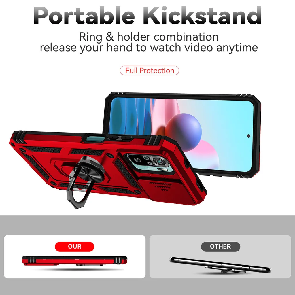 Custodia Silicone Per Xiaomi Redmi Note 10 Pro 4G - Fondina Morbida Con Disegno 3D Cuore, Protezione Antiurto Per Fotocamera, Colore Rosso Vino