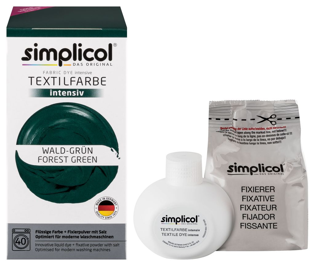 simplicol Fabric Dye intensive Forest Green