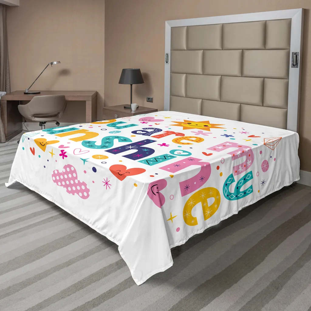 Linge de lit enfant 275x260 cm pour une chambre joyeuse et décorative