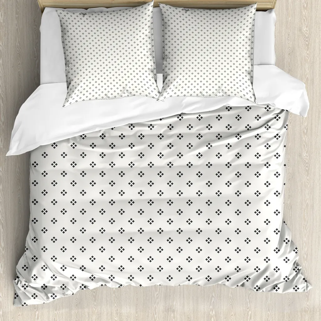 Set Letto ABAKUHAUS 200x200 Microfibra Ipoallergenica | Pois Design