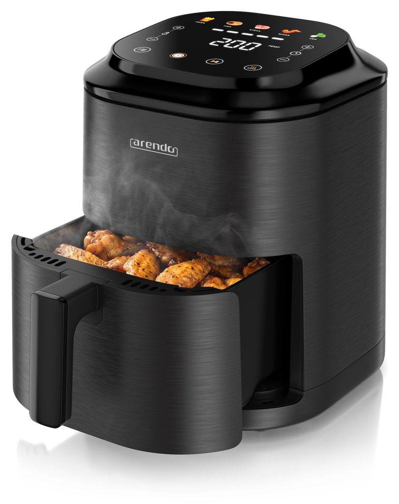Arendo heteluchtfriteuse Mini, 2,5 liter, 1000 W, friteuse Productafbeelding 