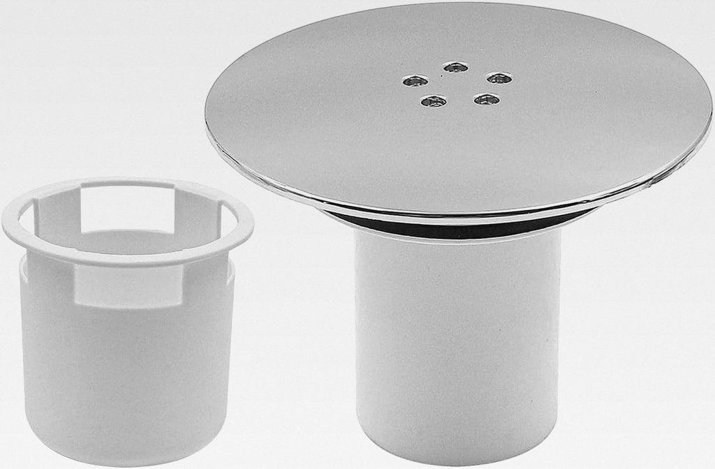 Duschrinnenabdeckung, 90/115 mm, universelle Duschstopfenabdeckung, geruchshemmende Duschwanne