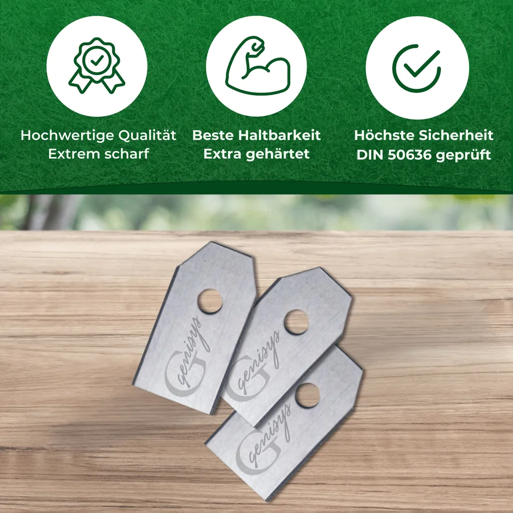 Lame di Ricambio Genisys per Gardena Sileno - Bellezza e Sicurezza - 2