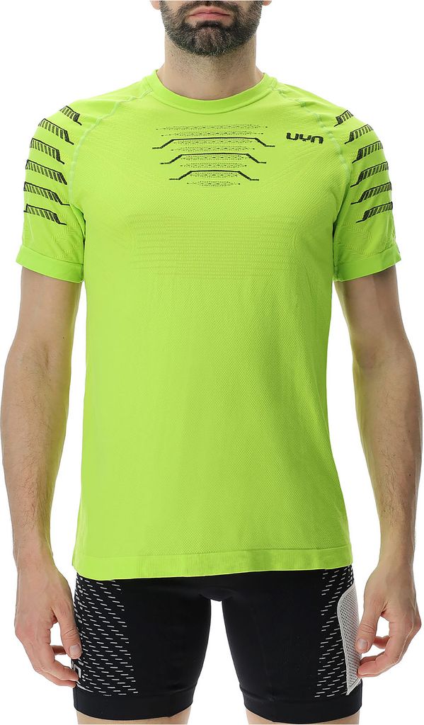 UYN Padel Series OW kurzarm Padel Tennisshirt Herren E709 - kiwi colada XL