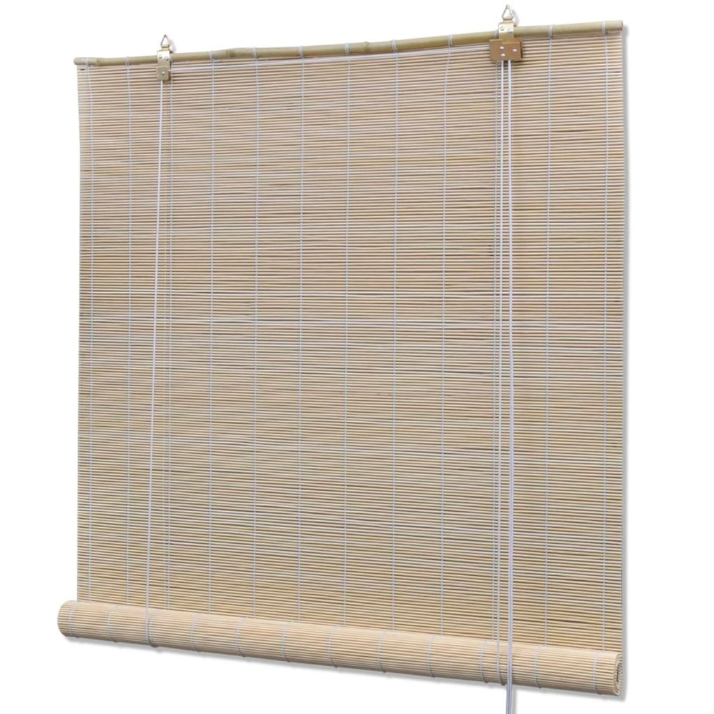 vidaXL Tenda a rullo in bambù 80x220 cm natura Immagine del prodotto 