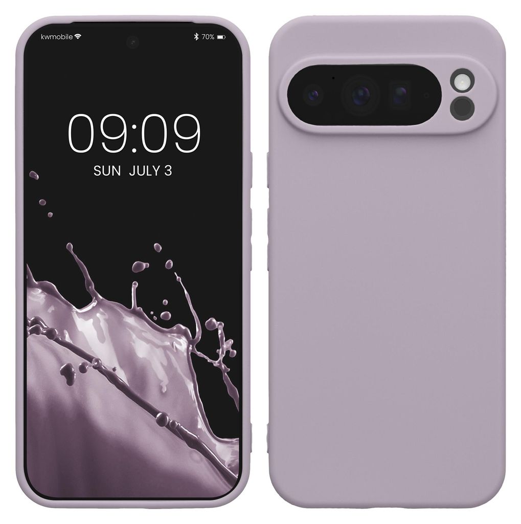 kwmobile Handyhülle kompatibel mit Google Pixel 10 Pro XL Hülle - Handy Case aus weichem Silikon in Lavendel