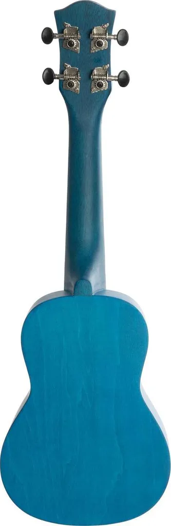 Ukulélé Soprano bleu avec méthode d'apprentissage multilingue et accessoires - 4