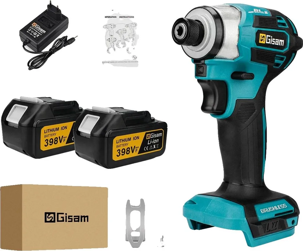 Offerta Avvitatore Brushless 688 Nm - 2 Batterie Litio Incluse