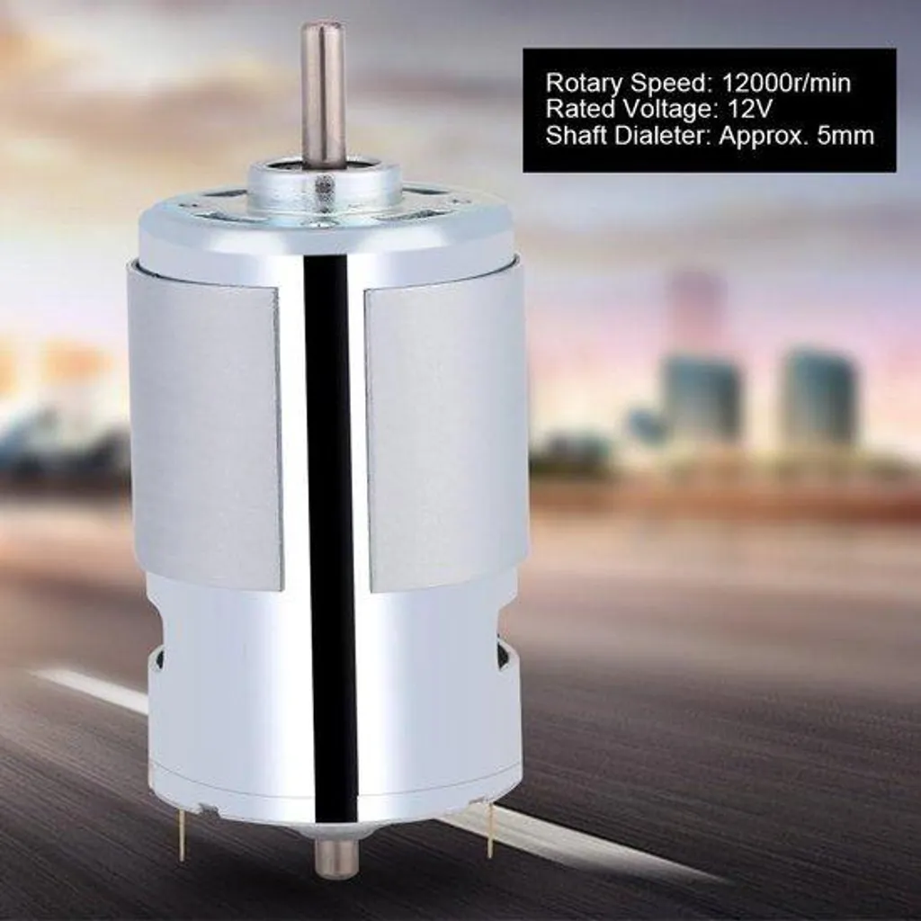 Micro-moteur 12V 100W 12000 tr/min haute performance pour bricolage