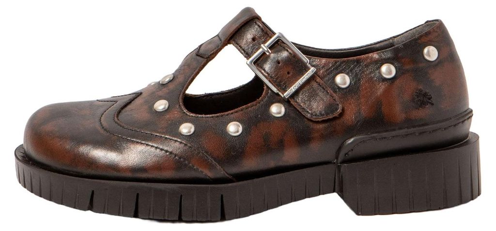 Art Schuhe Damen 1834S ASPORT CASTAGNA /OXFORD Farbe Braun