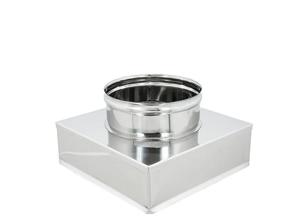 Offerta Quadro Inox Camino 500x500mm Foro Ø 200mm - Qualità Industriale