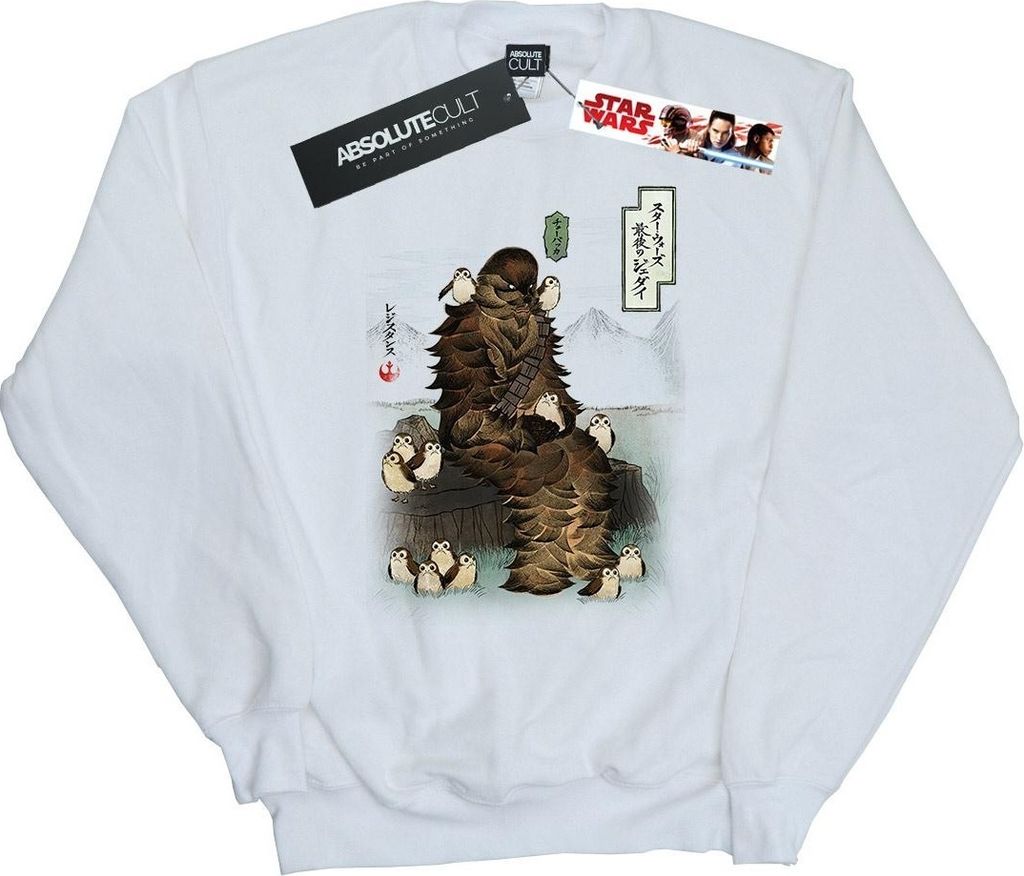 Star Wars - "The Last Jedi" Sweatshirt für Herren BI46276 (XXL) (Weiß)