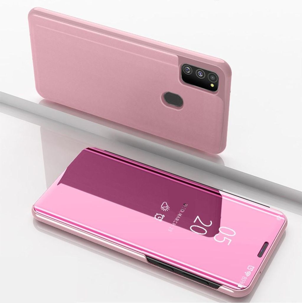 Samsung Galaxy M21 Hülle - Coverup Mirror View Case - Roségold