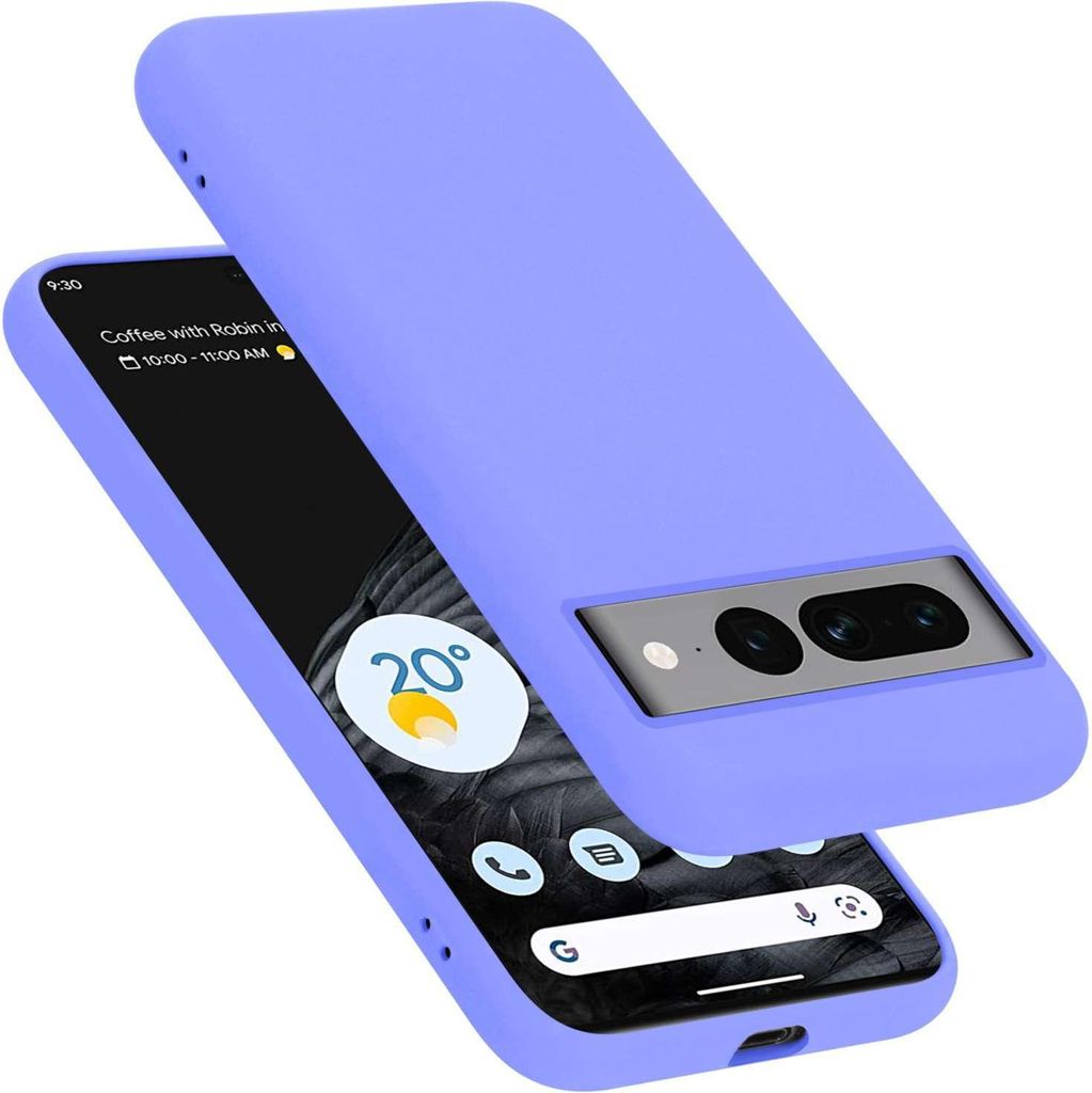 Cadorabo Hülle für Google PIXEL 7 PRO Hülle Silikon Handyhülle Case aus flüssigem Silikon, Kratzfeste und stoßfeste Schutzhülle für Google ...
