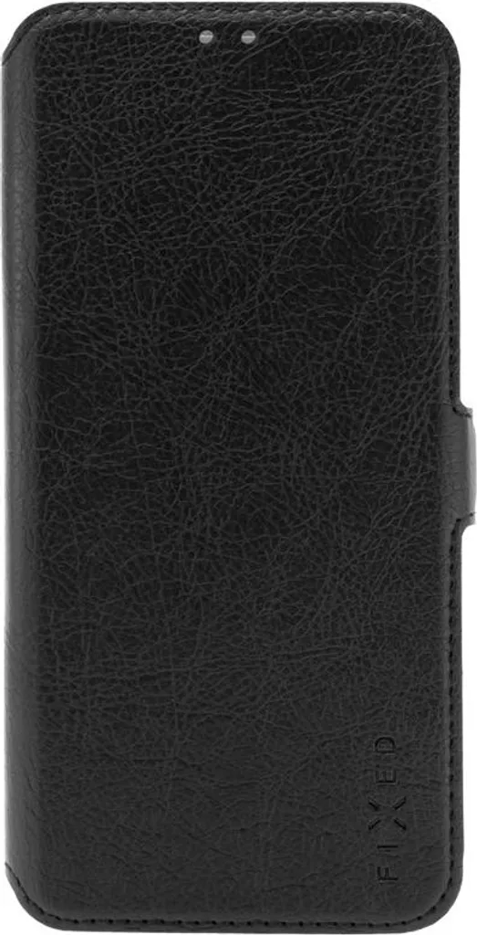 Étui Motorola Moto E13 noir anti-rayures et antichoc à rabat magnétique