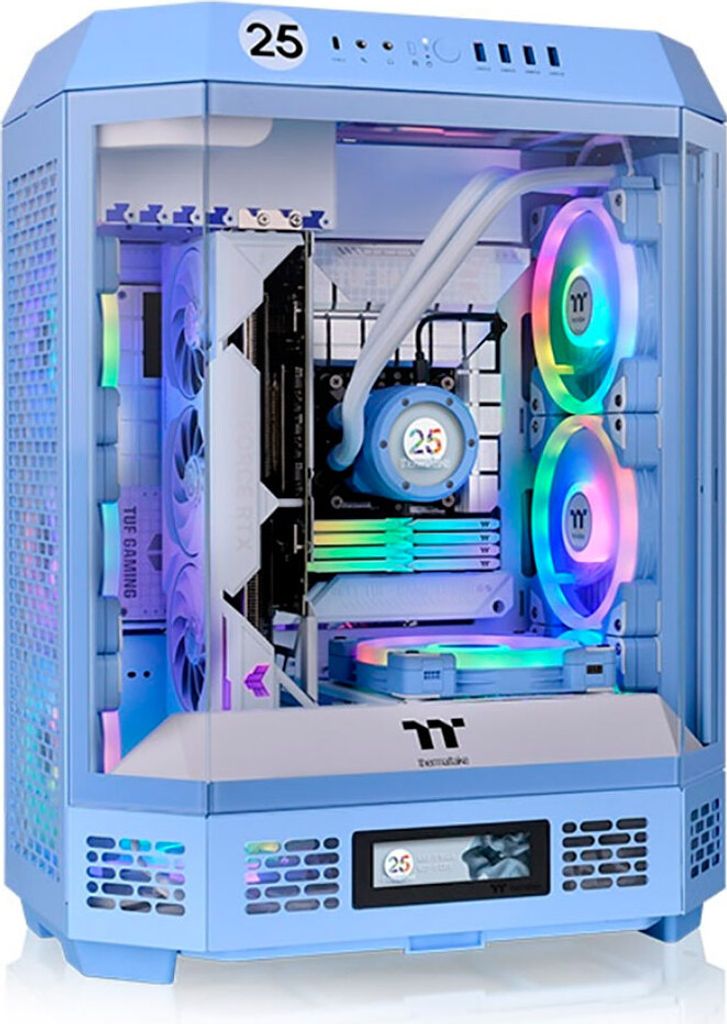 Thermaltake The Tower 600 - Mid tower - ATX - Seitenteil mit Fenster (gehärtetes Glas)