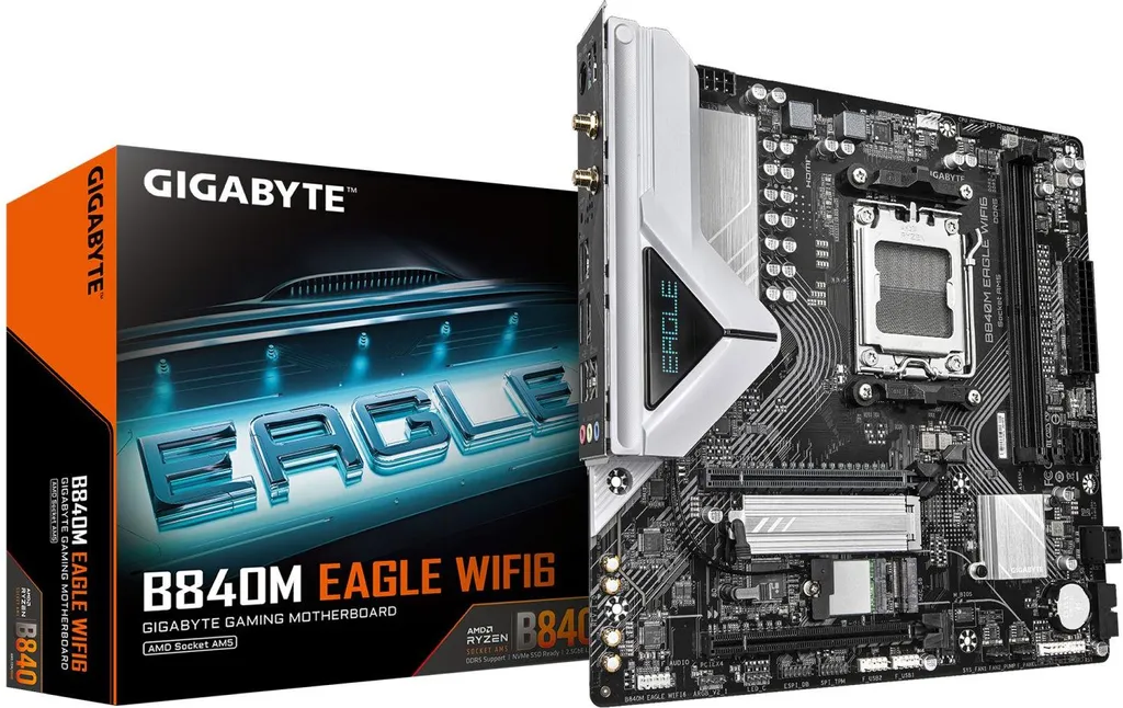 Scheda Madre Gigabyte B840M EAGLE WiFi6: Affidabilità AM5 per Business