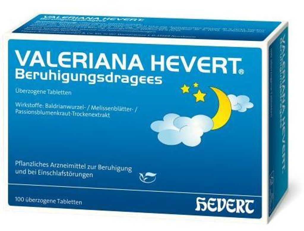 Valeriana Hevert Beruhigungsdragees 100 St Obrázek produktu 