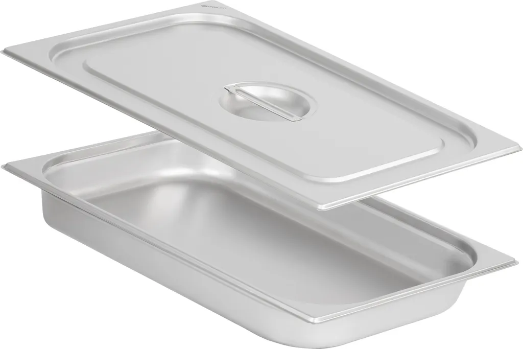 Contenitore Termico Inox GN 1/1 per Buffet e Catering h 65 mm