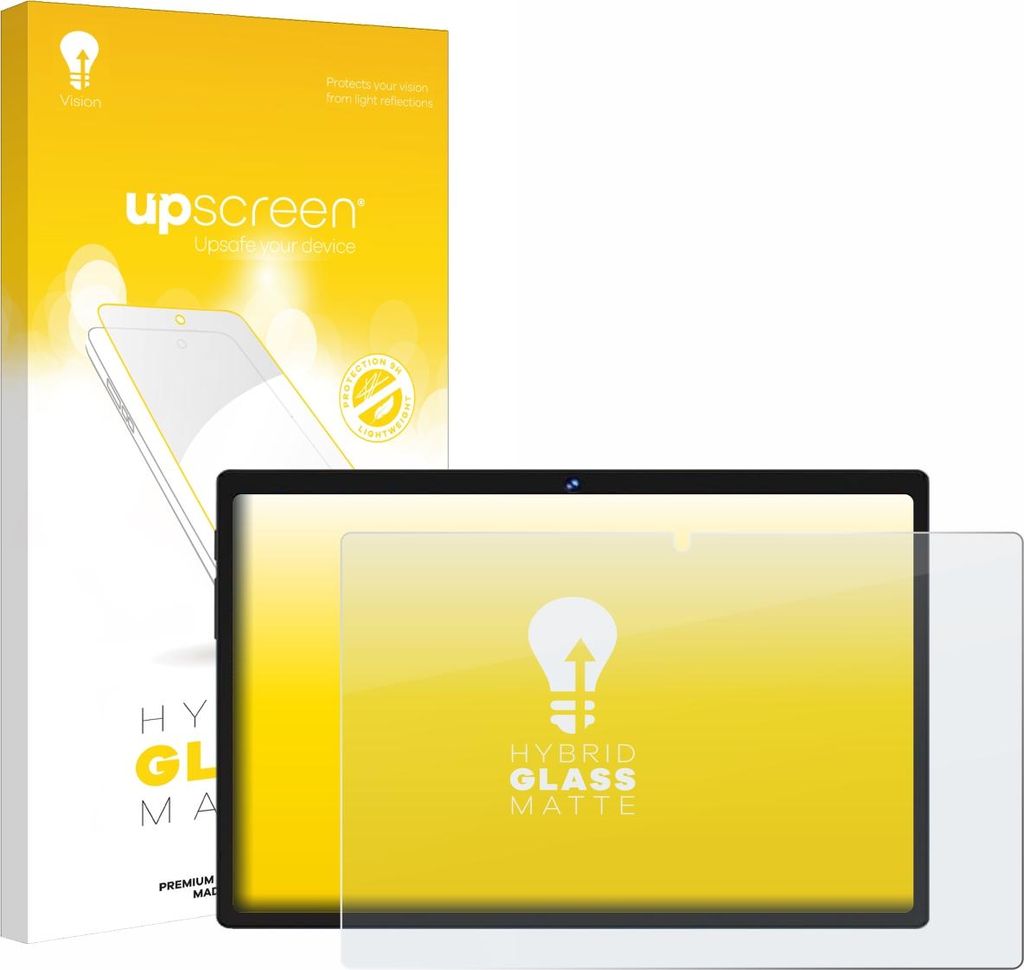 upscreen Entspiegelungs Schutzglas für Biegedy B29 10.1" Schutzfolie Panzer Folie Glas Display Schutz matt