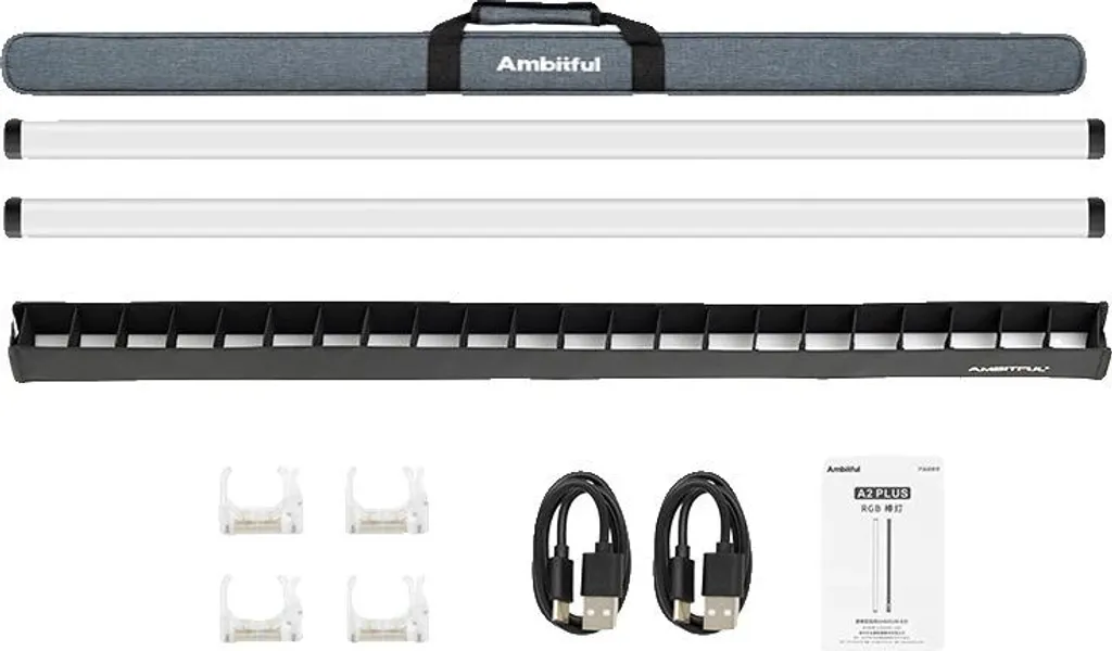Lumière vidéo pour streaming et vlogs A2 PLUS avec batterie rechargeable