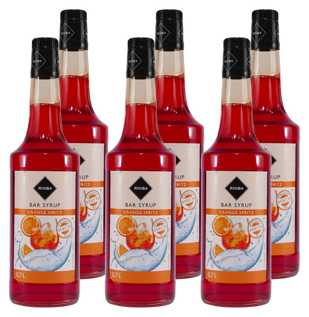 Rioba Orange Spritz Syrup (6 x 0,7L) Produktbild 