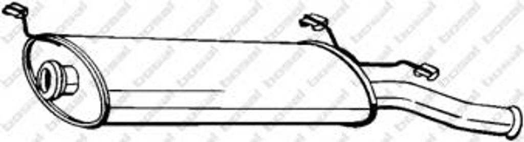 Bosal Endschalldämpfer 135-507