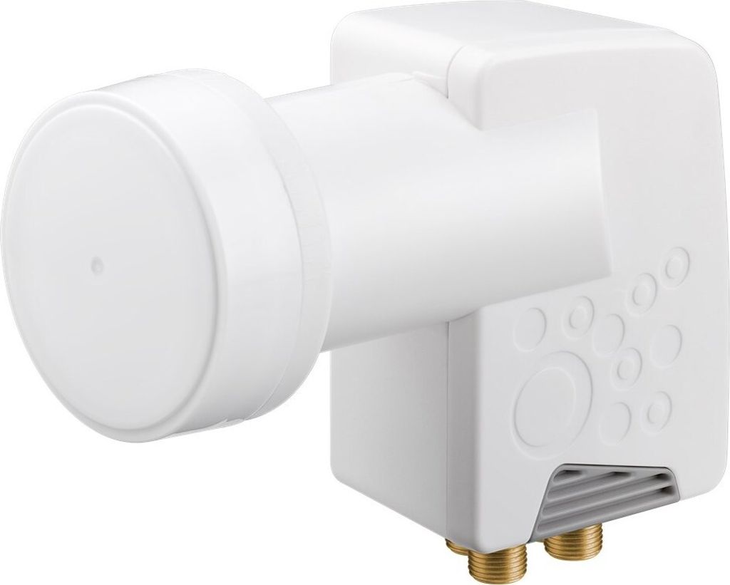 Goobay 67272 Universal Quad LNB, Blanc-Gris - LNB SAT Image du produit 