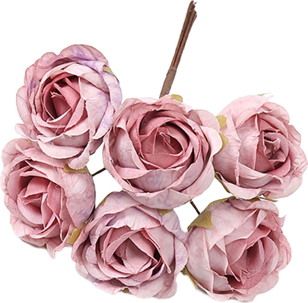 gefälschte Blume simuliert keine wässrige leichte dekorative rosatarte Kunstpflanzdekoration Haushaltsvorräte-Rosa