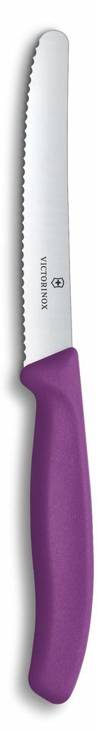 victorinox nože - Stolní nůž s vlnitou čepelí a fialovou Obrázek produktu 