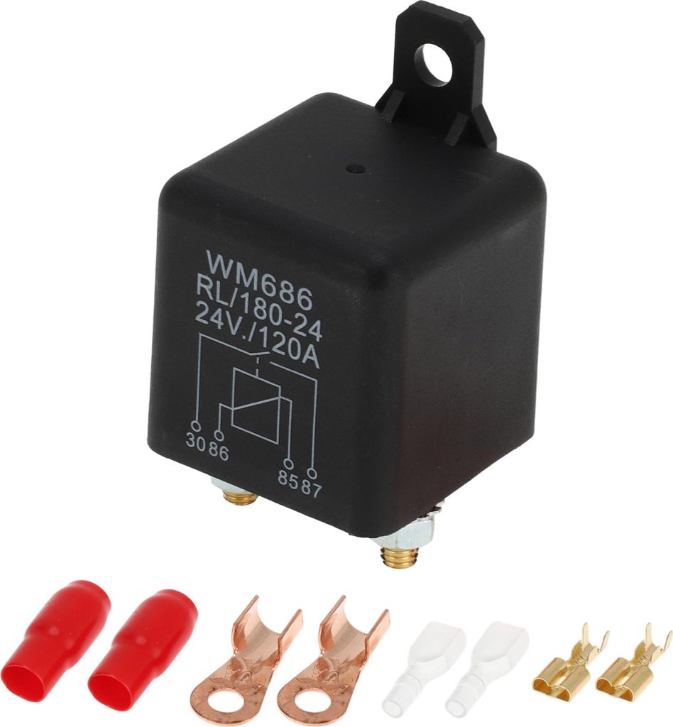 2 Pins 24V 120A Auto-Relais Mehrzweck wasserdichtes 1 Satz Verriegelungsrelais