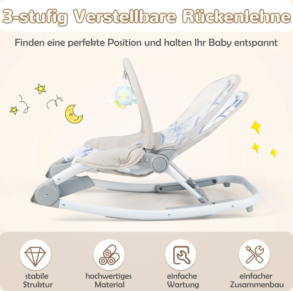 Balançoire Bébé Gain de Place Pliable : Solution pour Petits Espaces - 4