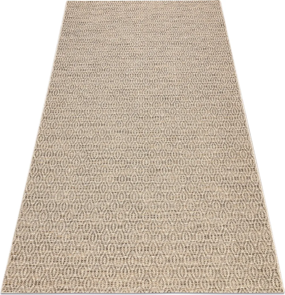Tapis SIZAL BOHO 46208051 Nid d'abeille beige 160x230 cm pour salon