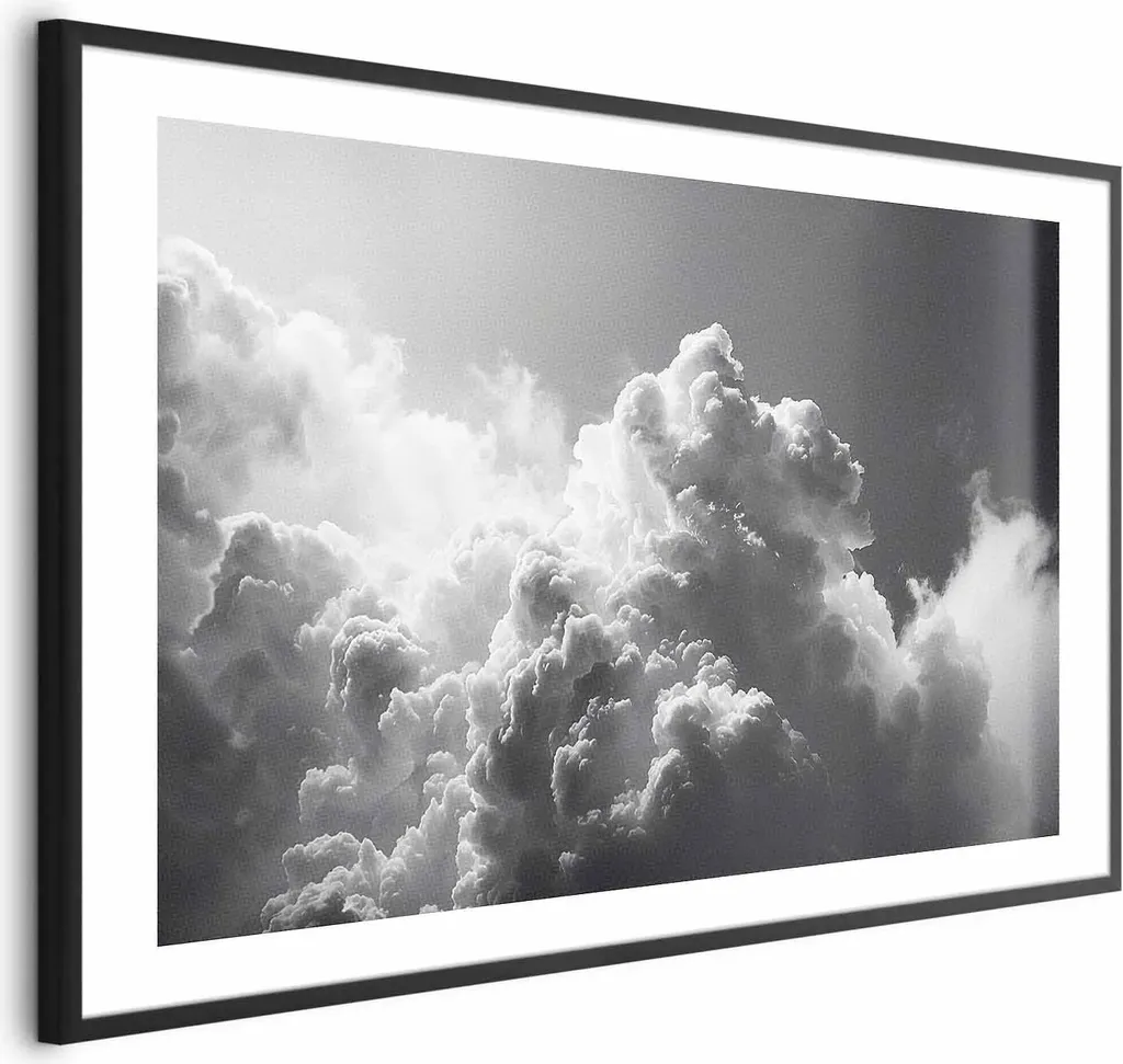 Poster Fenomeno straordinario 90x60 cm con cornice nera con margine