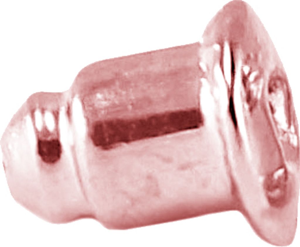 20 x Ohrsteckerpoussette Hinterstecker roséfarbend