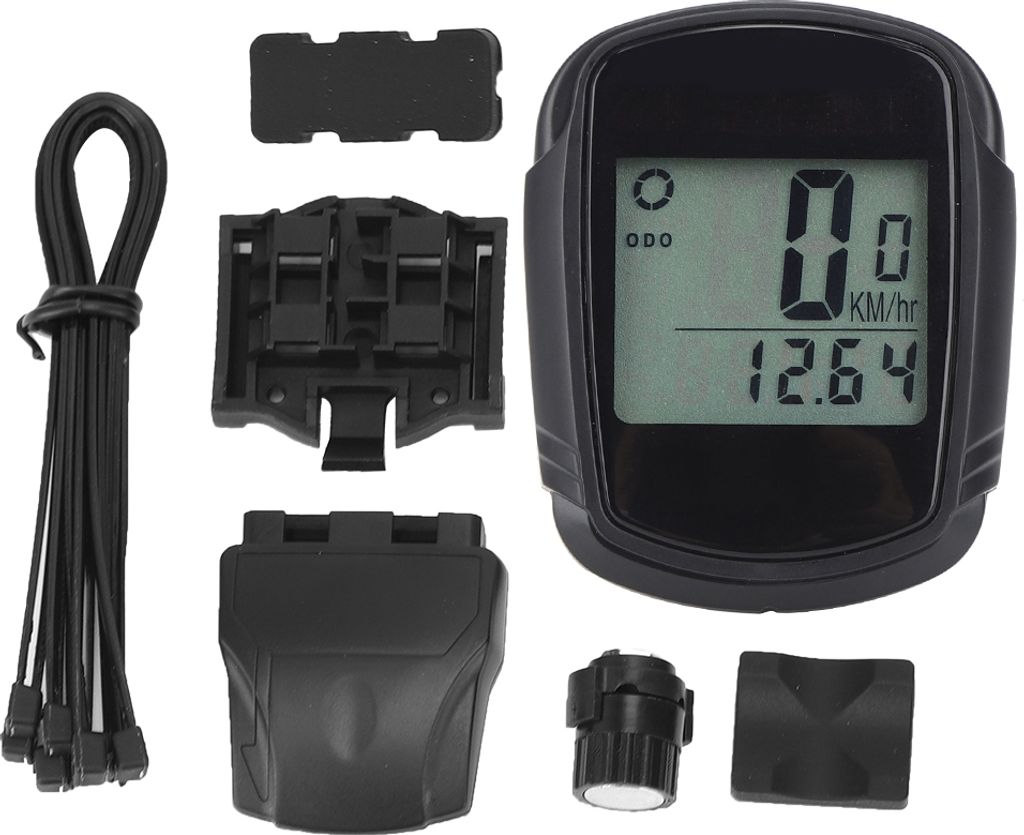 PVC Wireless Solar Fahrrad Computer Mountain Road Bike wasserdichtes leuchtendem Tacho -Zyklus -Zubehör