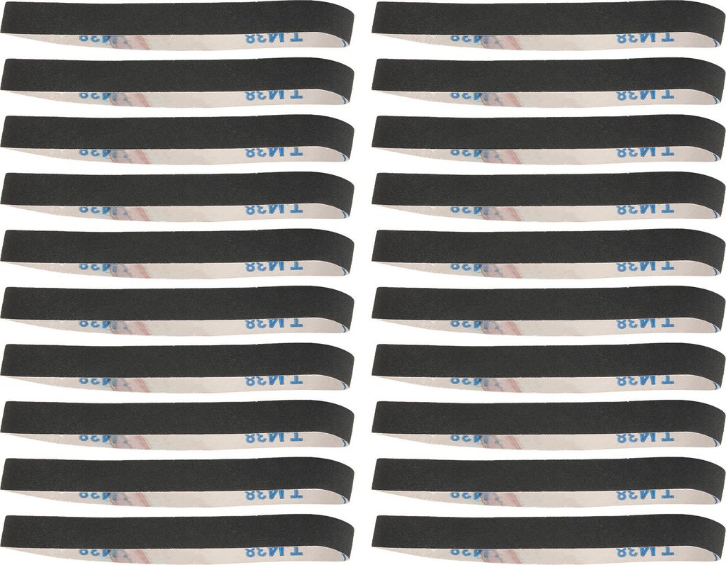 20 Stück Schleifriemen, Schleifpapierrollen 180#, für Metall Schleifen, Polieren und Entgraten, Abrasives Werkzeugsatz