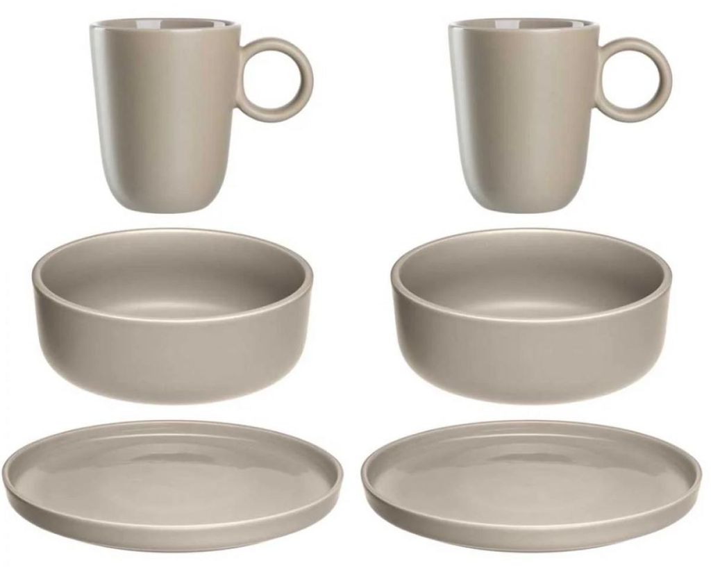 Leonardo Geschirr-Set Roma Beige (6-teilig) Produktbild 
