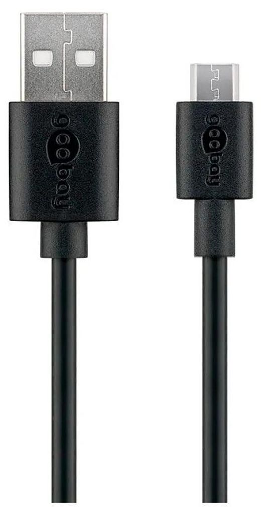 Goobay | Stecker | 4-poliger USB Typ-A | Stecker | 5-poliger Micro-USB Typ-B | 1 m