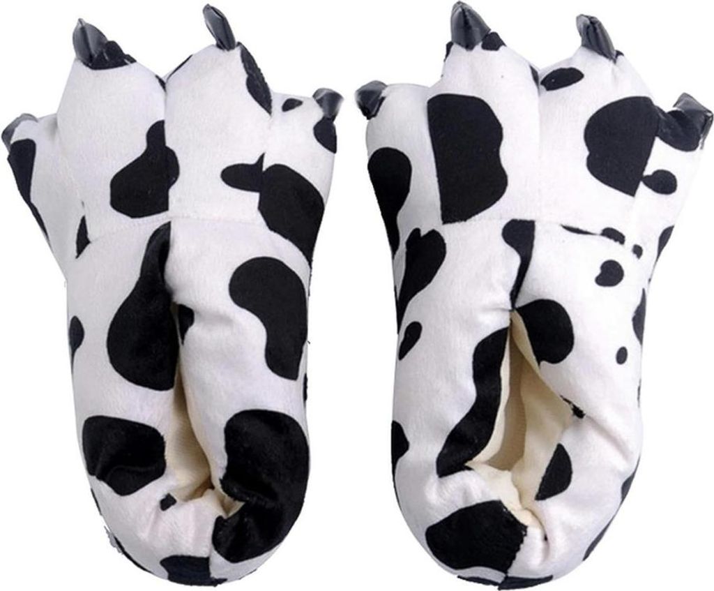 Weiche Kinder Hausschuhe Kuh Paws 3D mit Krallen 27-32