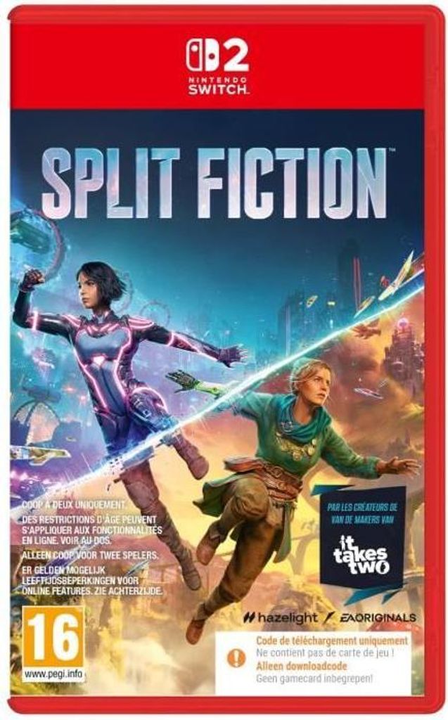 Split Fiction Nintendo Switch Spiel, Kooperatives Action-Abenteuer