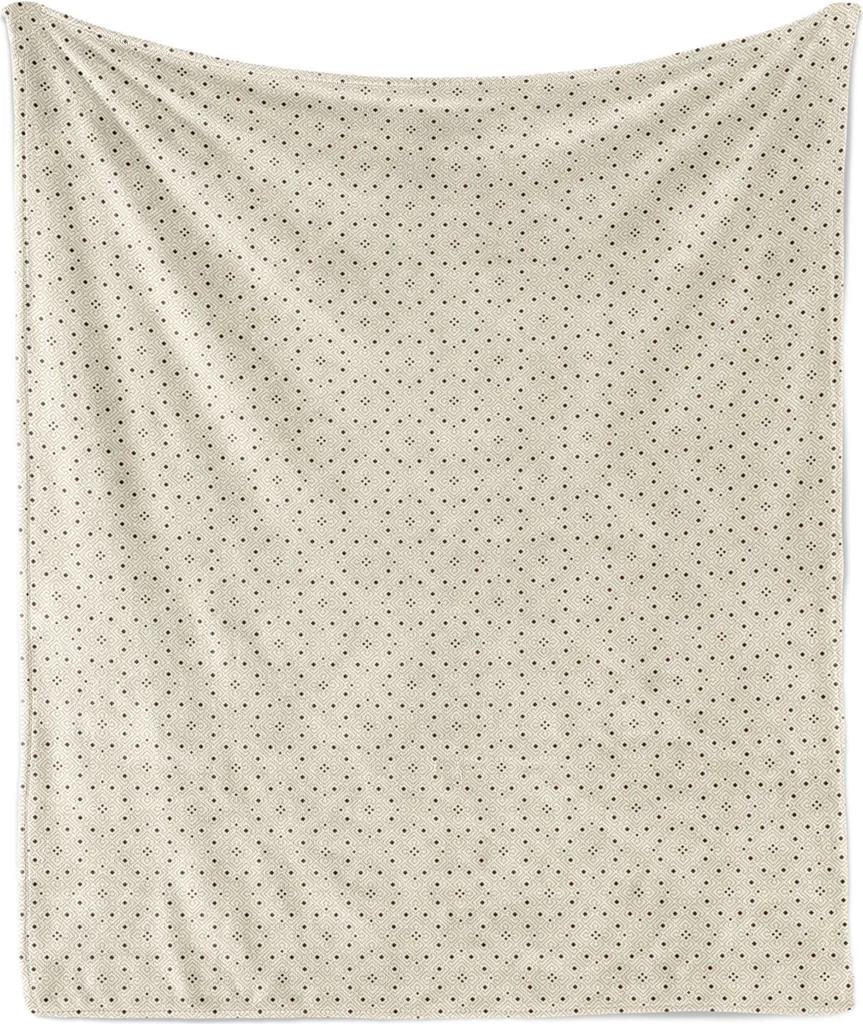 Coperta Plaid Moderno ABAKUHAUS 175x230 | Design Astratto Rombi