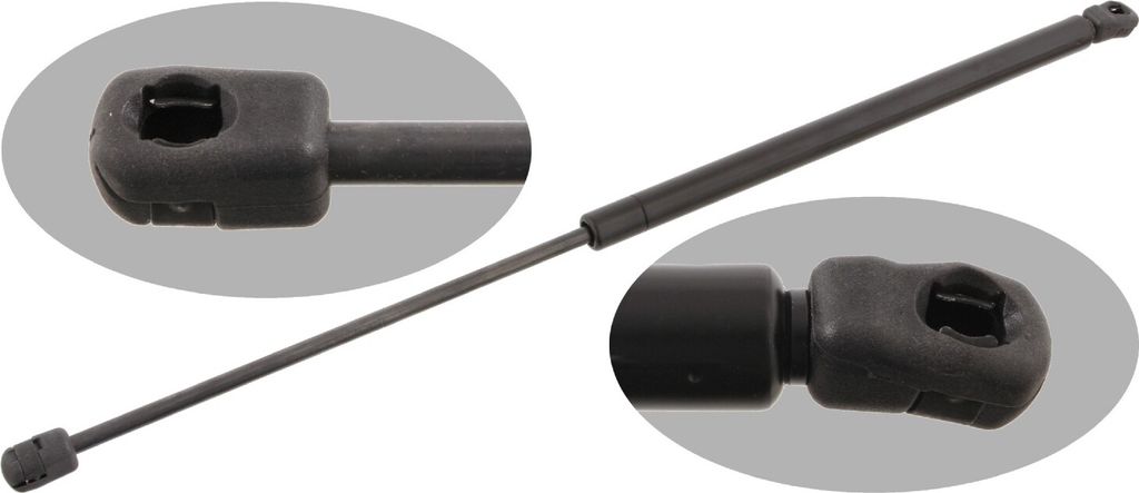 FEBI BILSTEIN 27789 Gasfeder Heckklappendämpfer für FORD Puma Schrägheck 571mm