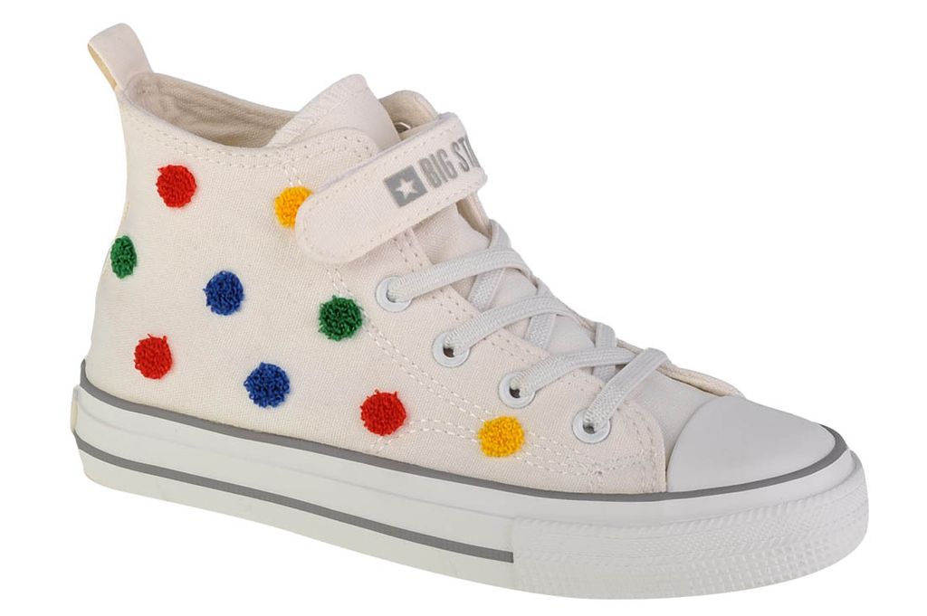 Big Star Shoes J JJ374059, für Mädchen, Turnschuhe, Weiß, Größe: 34 EU