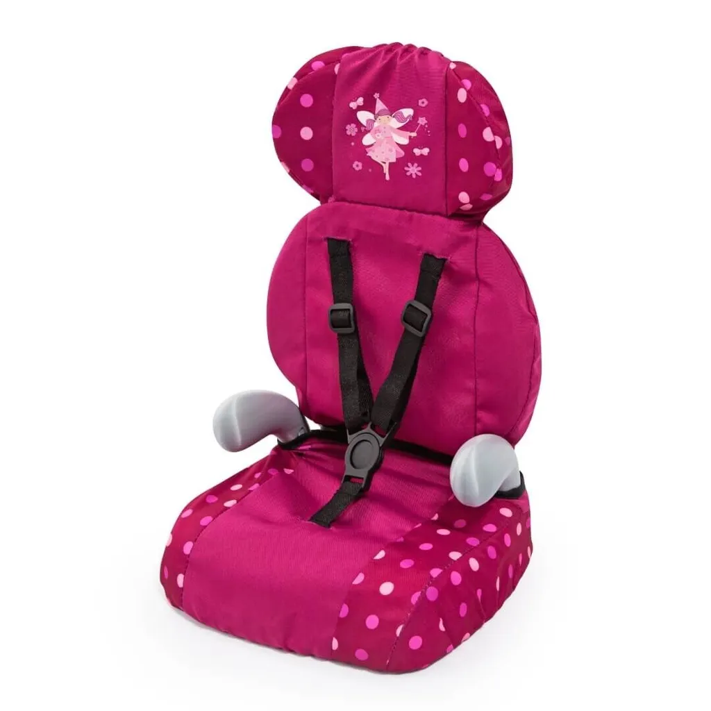 Siège Coque pour Poupée Deluxe Bordeaux avec Revêtement Molletonné Doux