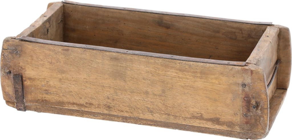 Holzkiste im Vintage-Design, Ziegelform, 30 x 9 x 15 cm Produktbild 