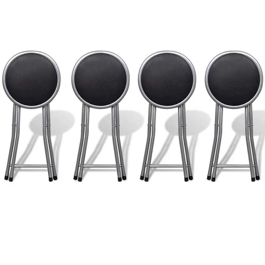 Tabourets pliants 4 pcs : finis les problèmes de sièges invités - 2
