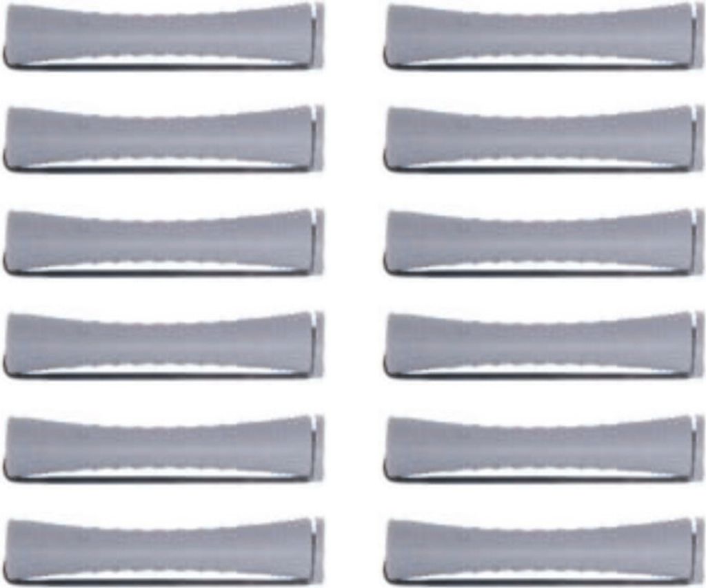 INF Haarwickler für Volumen, magische Haarwickler mit Clips für langes Haar, keine Hitze Haarwickler Grau 12-teilig