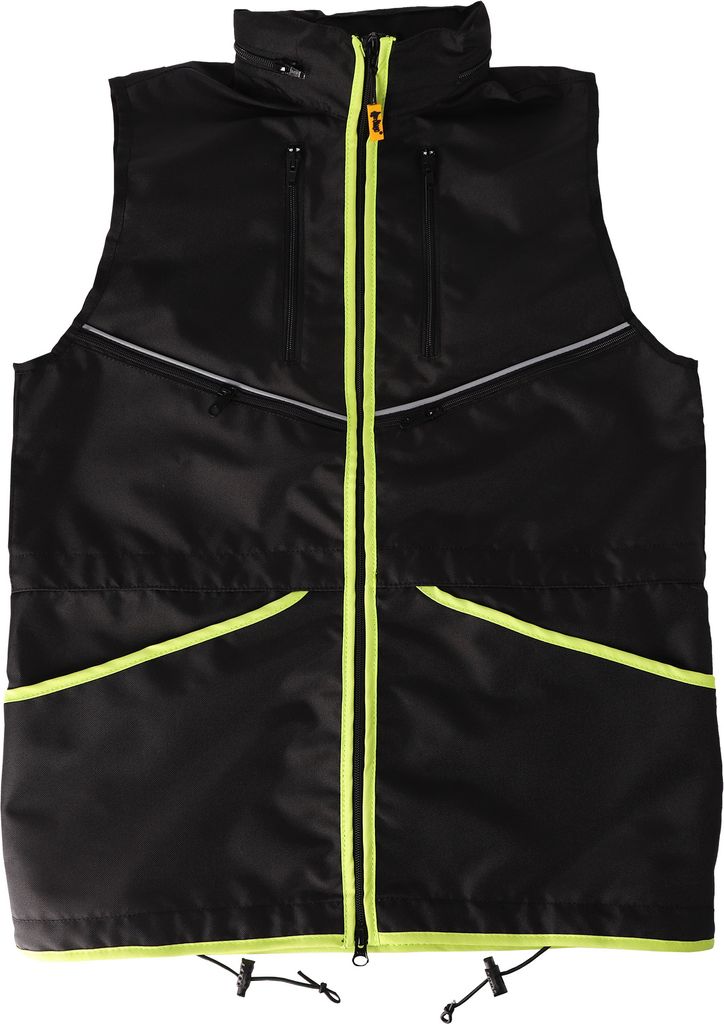 Trainingweste 4Fun Dingo Sport Große XL Schwarz/Grün